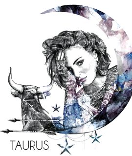 taurus, zodiac art, astrology art, star sign art