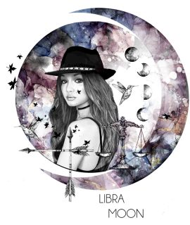 Libra moon, star sign